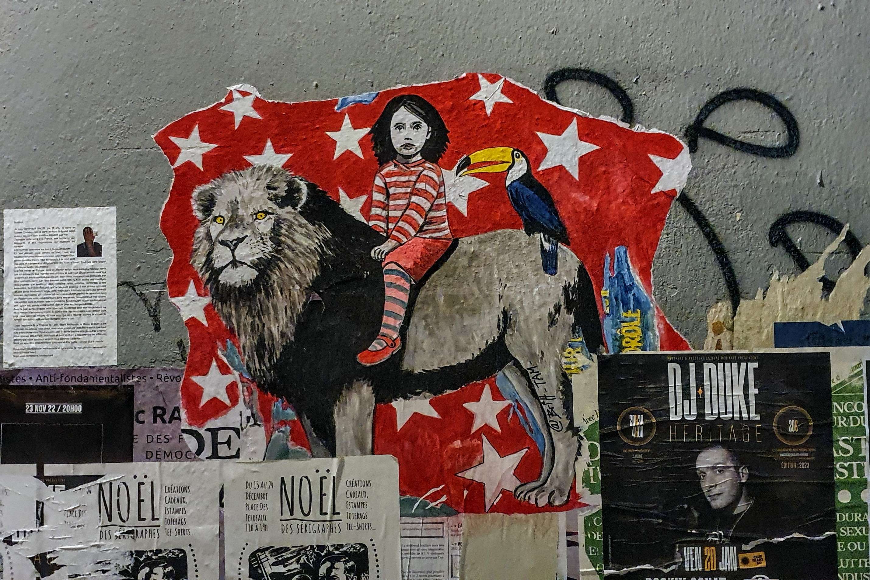 
								Street-art graffiti fresque 
								Britt Tamalet 
									53 Mont&eacute;e de la Grande-C&ocirc;te
									69001
									Lyon
									France 
									Pat Finder
								Street-Art-Safari.com
								