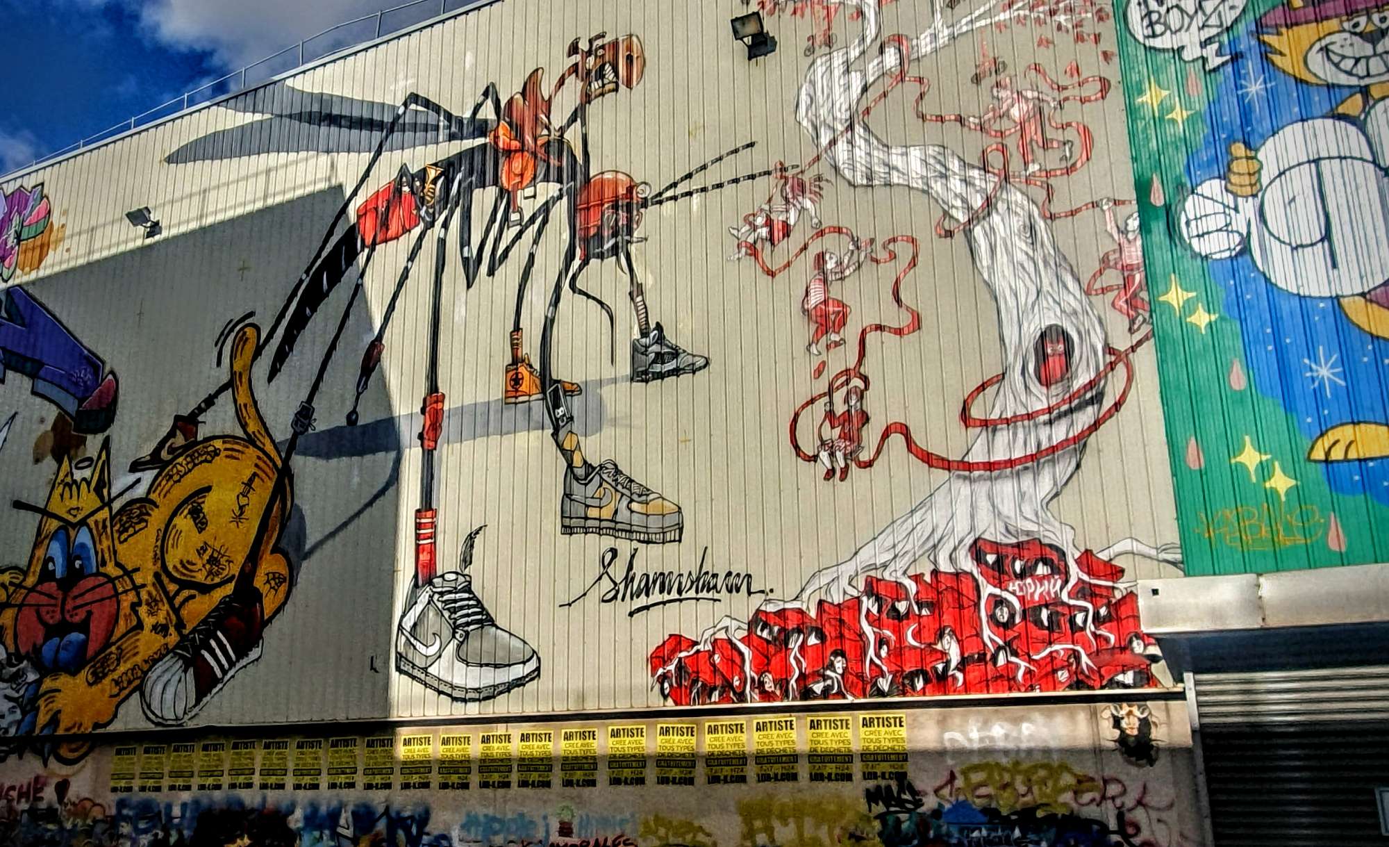 
								Street-art graffiti fresque 
								ShamSham 
									49 Rue Challemel-Lacour
									69007
									Lyon
									France 
									Pat Finder
								Street-Art-Safari.com
								