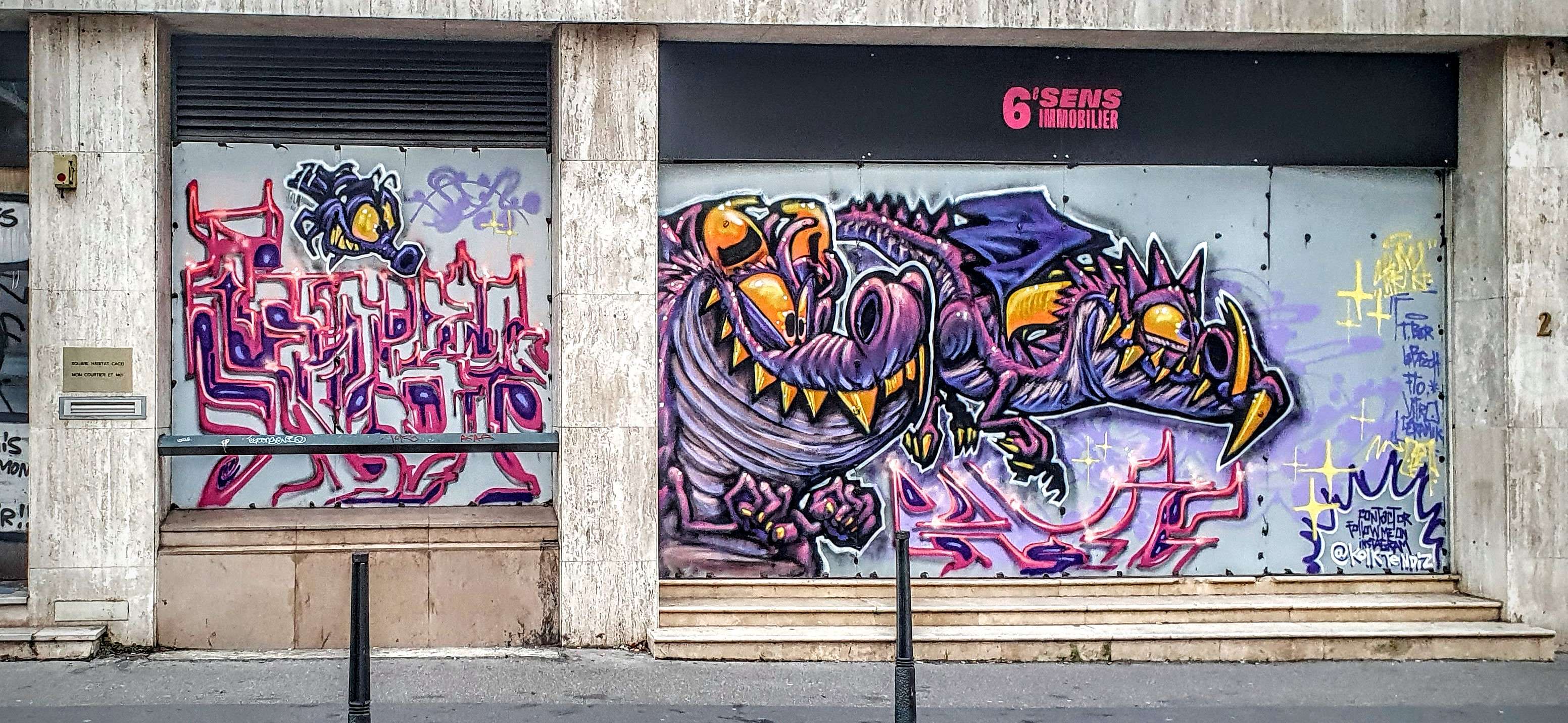 
								Street-art graffiti fresque 
								 
									53 Rue de la R&eacute;publique
									69002
									Lyon
									France 
									Pat Finder
								Street-Art-Safari.com
								