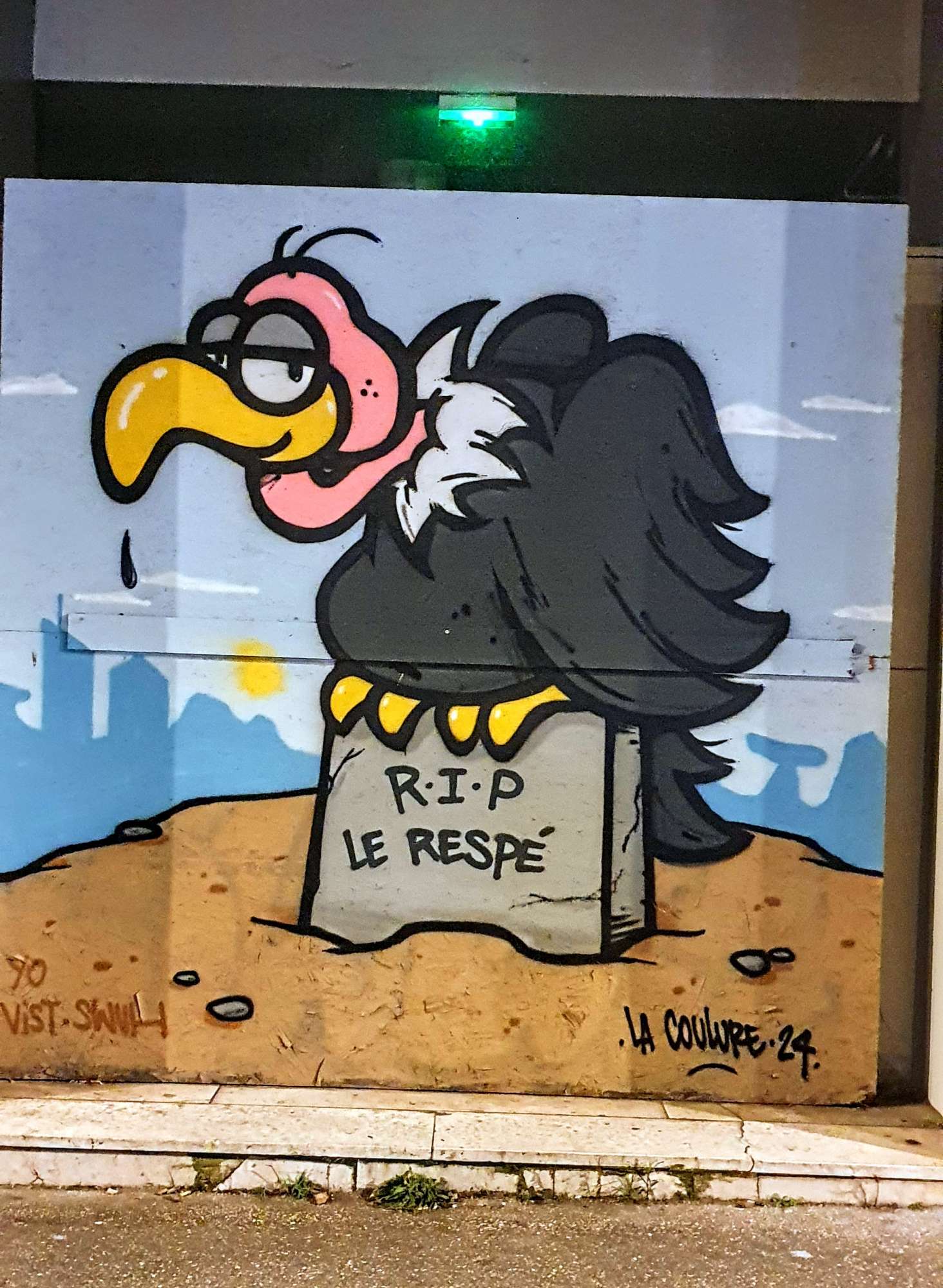 
								Street-art graffiti fresque 
								La Coulure 
									188 Avenue Berthelot
									69007
									Lyon
									France 
									Pat Finder
								Street-Art-Safari.com
								