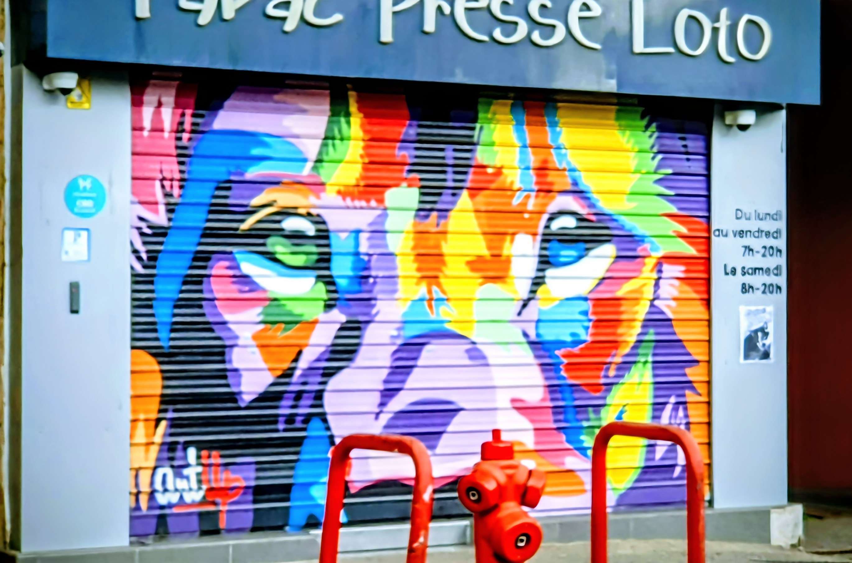 
								Street-art graffiti fresque 
								ArtUp 
									4-6 Rue Pierre Bourgeois
									69300
									Caluire-et-Cuire
									France 
									Pat Finder
								Street-Art-Safari.com
								