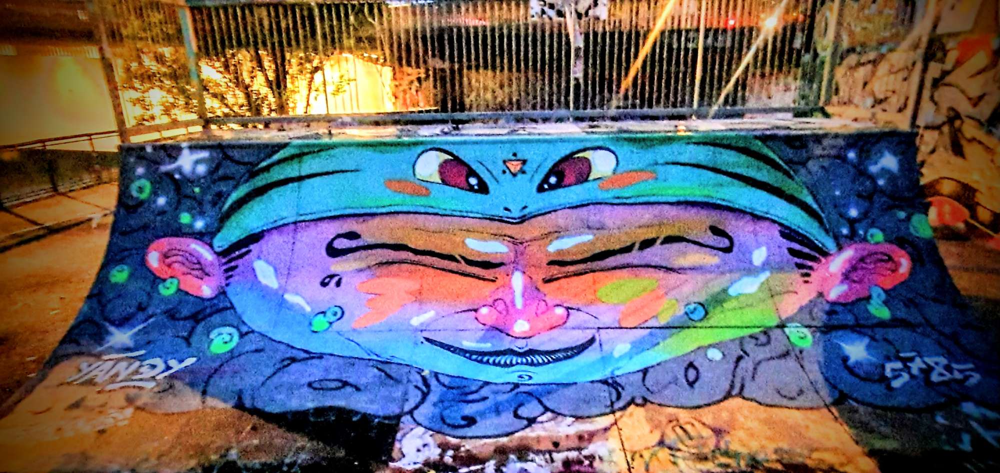 
								Street-art graffiti fresque 
								Yandy 
									102 Quai du G&eacute;n&eacute;ral Sarrail
									69006
									Lyon
									France 
									Pat Finder
								Street-Art-Safari.com
								