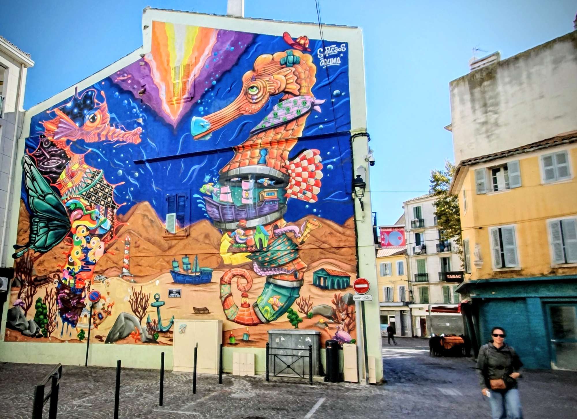 
								Street-art graffiti fresque 
								Grumo, Supocaos 
									12 Rue de la R&eacute;publique
									83500
									La Seyne-sur-Mer
									France 
									Pat Finder
								Street-Art-Safari.com
								