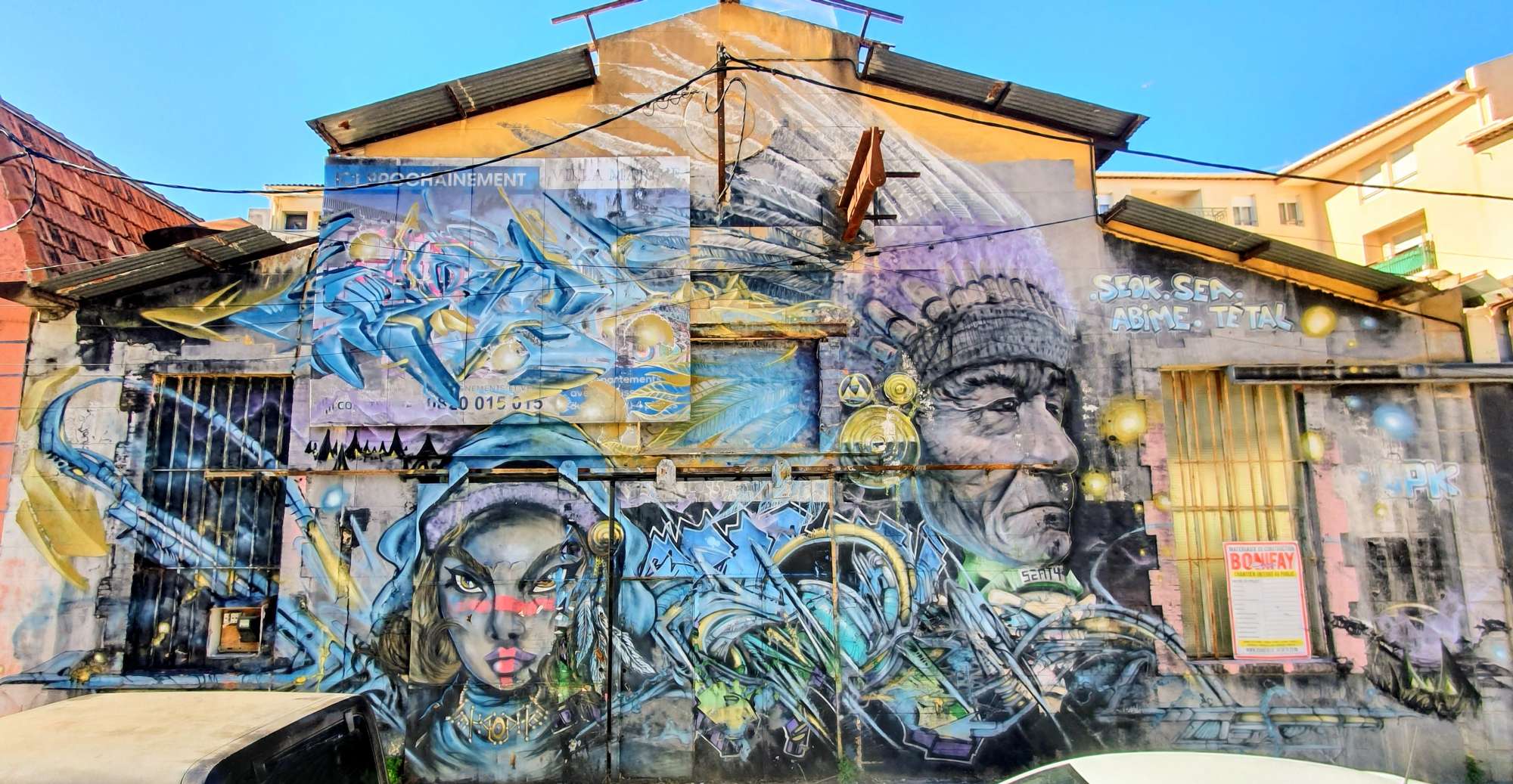 
								Street-art graffiti fresque 
								 
									49 Impasse Zunino
									83500
									La Seyne-sur-Mer
									France 
									Pat Finder
								Street-Art-Safari.com
								