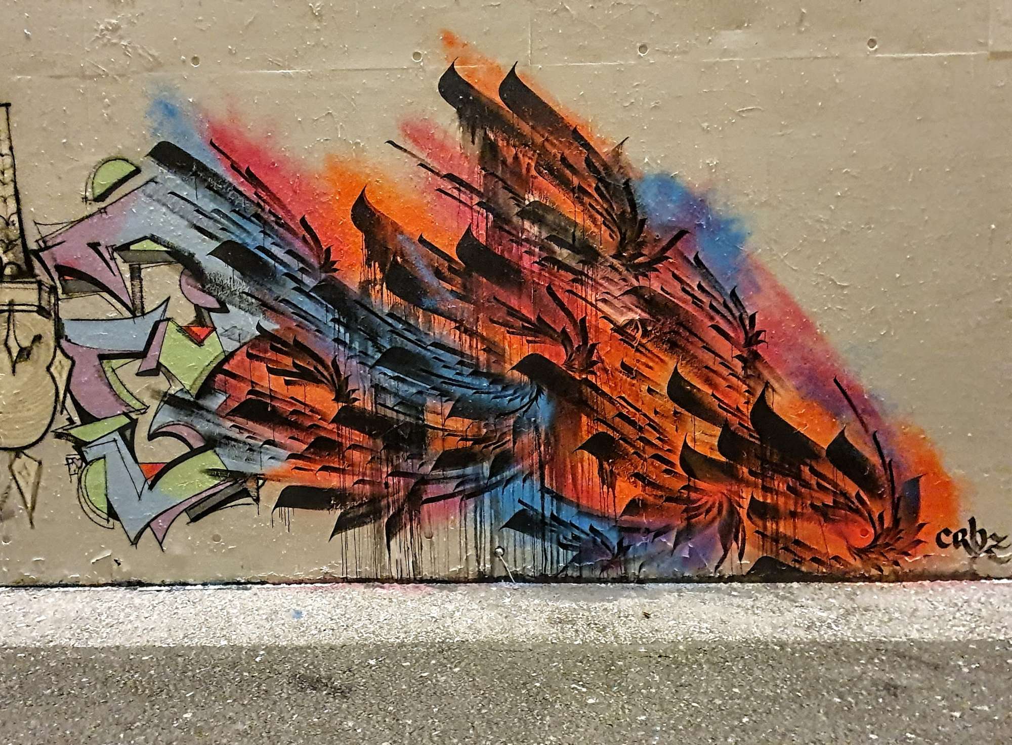 
								Street-art graffiti fresque 
								CRBZ 
									26 Rue des C&ocirc;tes-de-Montbenon
									1003
									Lausanne
									Switzerland 
									Pat Finder
								Street-Art-Safari.com
								