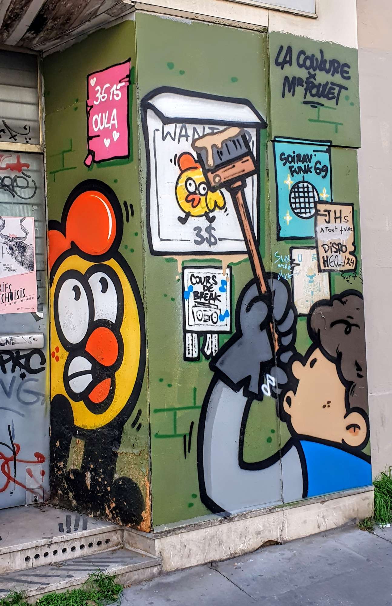 
								Street-art graffiti fresque 
								La Coulure 
									68 Route de Vienne
									69007
									Lyon
									France 
									Pat Finder
								Street-Art-Safari.com
								