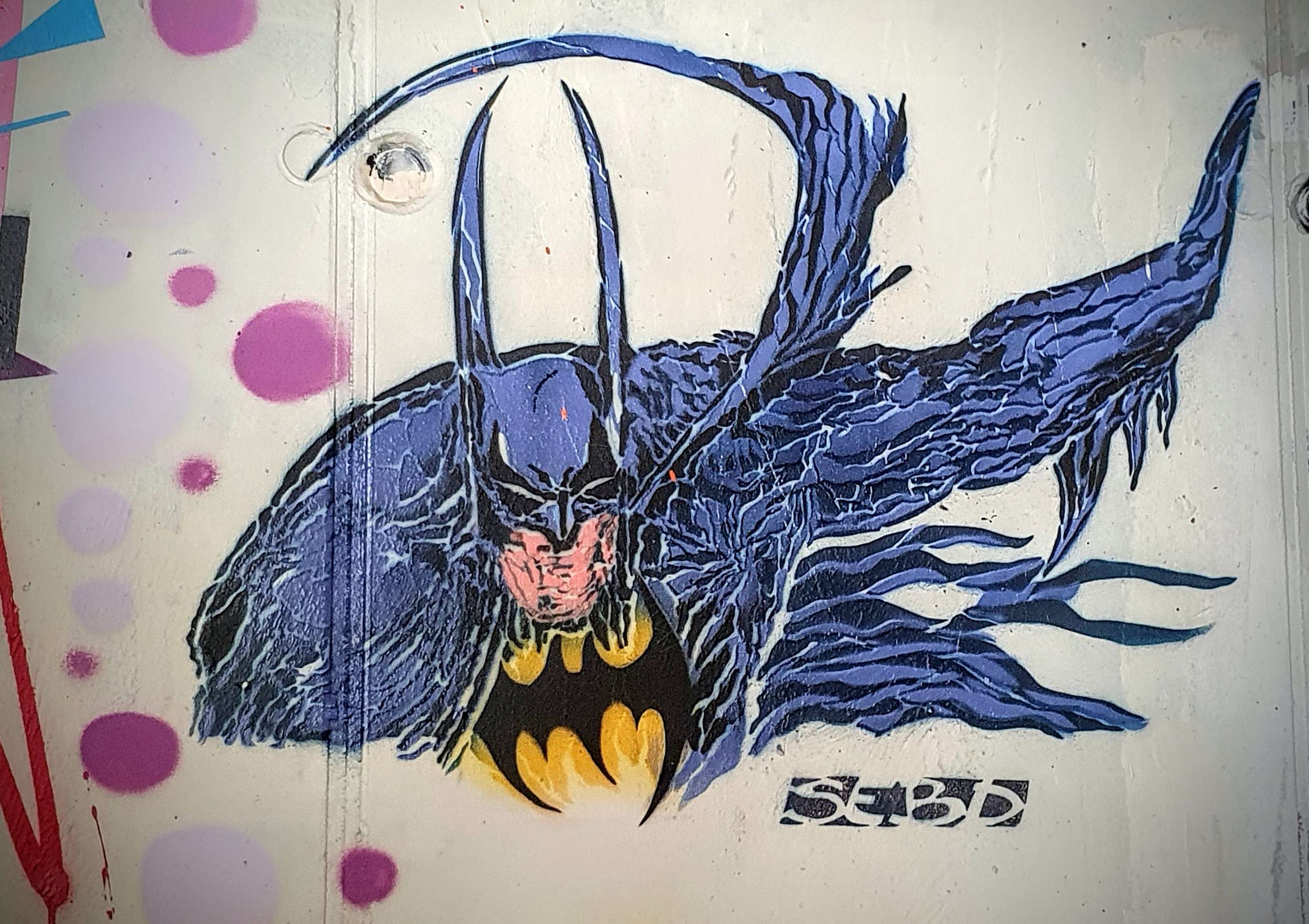 
								Street-art graffiti fresque 
								SeBD 
									4 Pont National
									75013
									Paris
									France 
									AnunaQi
								Street-Art-Safari.com
								