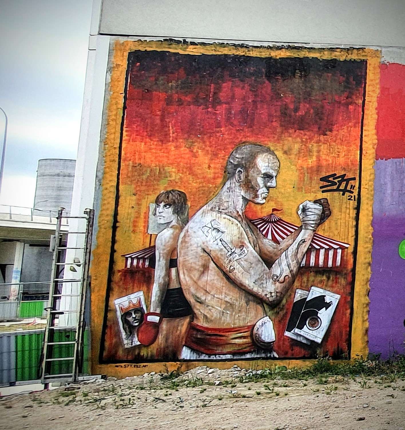 
								Street-art graffiti fresque 
								S7T 
									2 Rue Jean-Baptiste Berlier
									75013
									Paris
									France 
									AnunaQi
								Street-Art-Safari.com
								