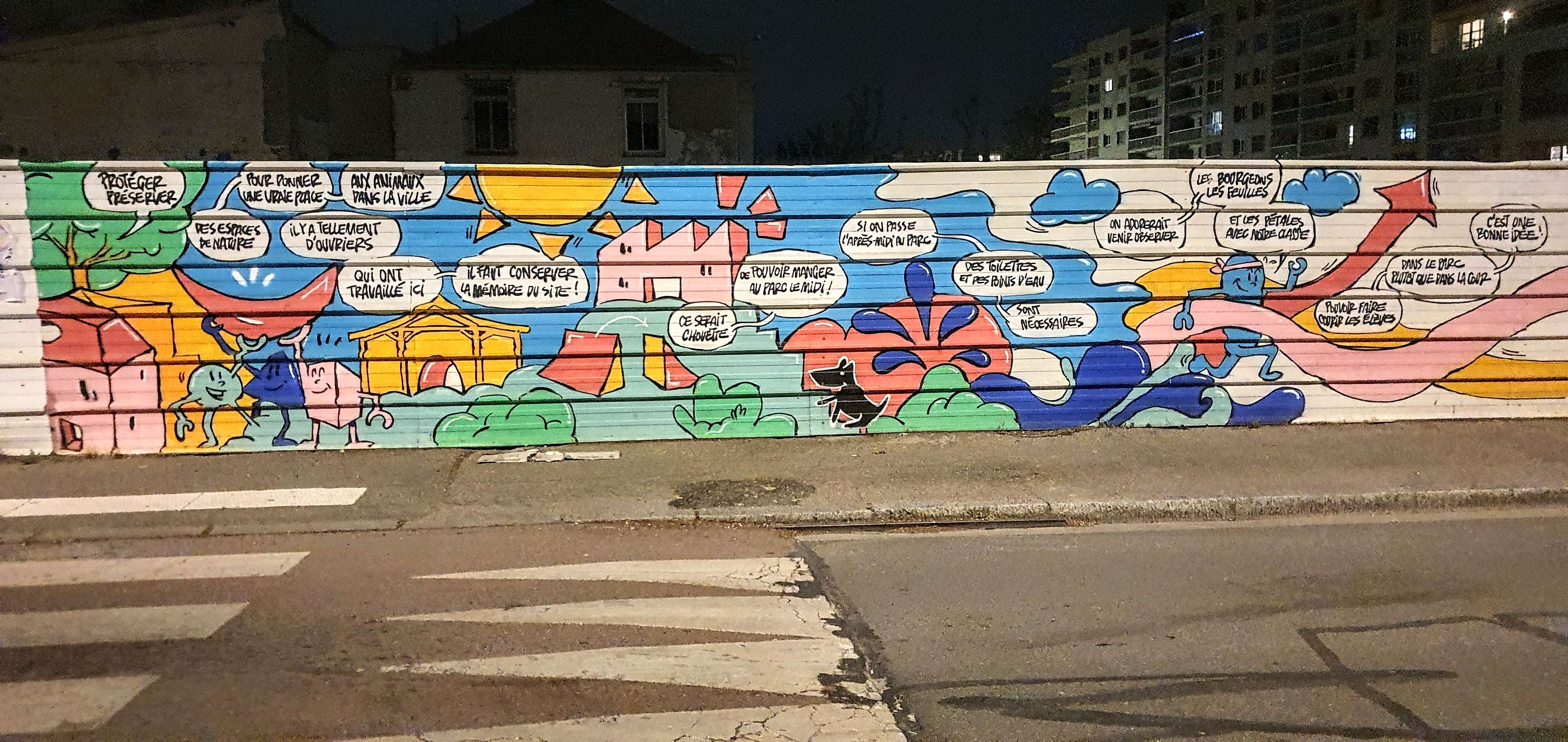 
								Street-art graffiti fresque 
								 
									25 Rue Edouard Vaillant
									69100
									Villeurbanne
									France 
									AnunaQi
								Street-Art-Safari.com
								