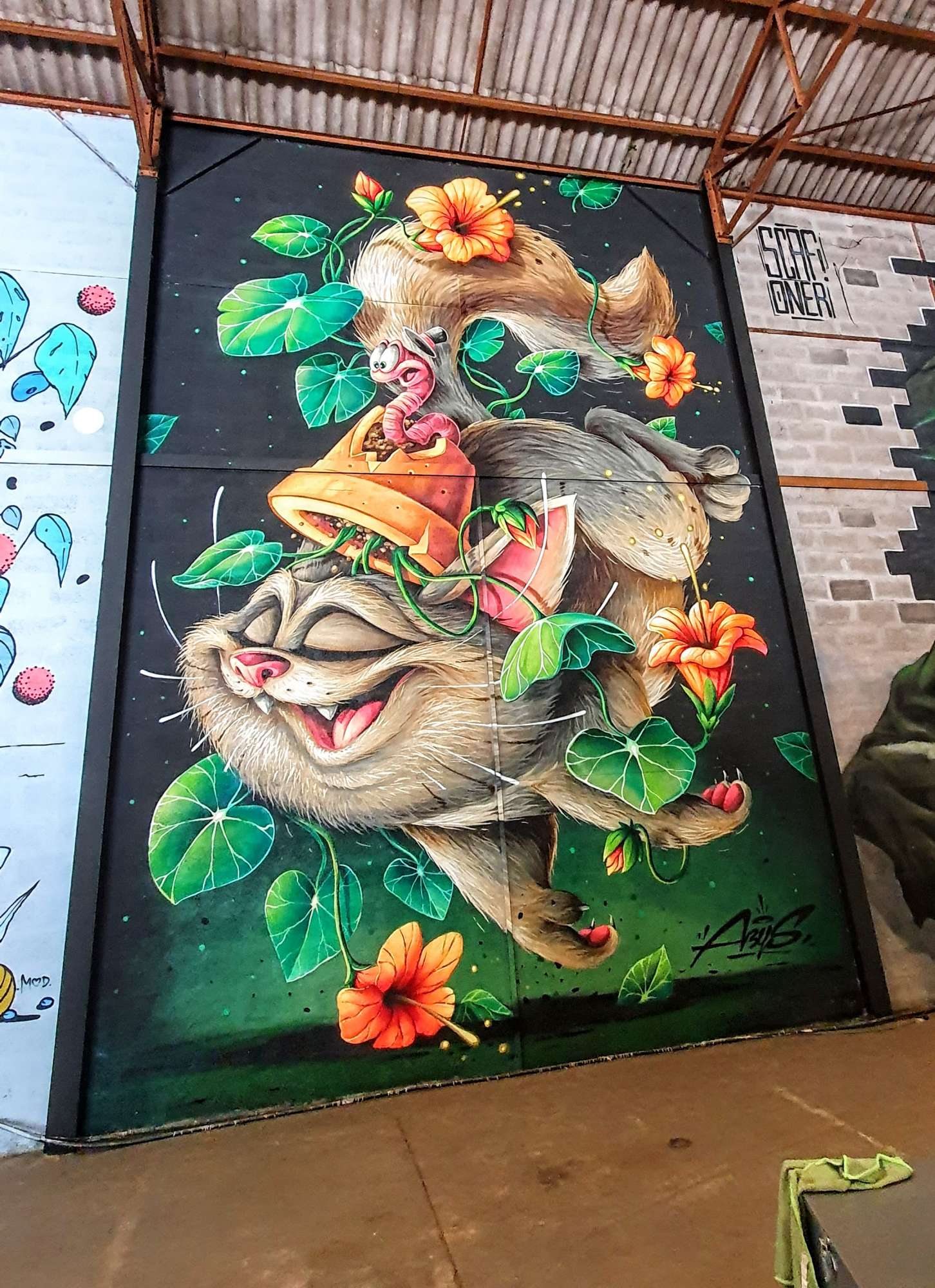 
								Street-art graffiti fresque 
								Abys 
									13 Rue du Petit Bion
									38300
									Bourgoin-Jallieu
									France 
									AnunaQi
								Street-Art-Safari.com
								