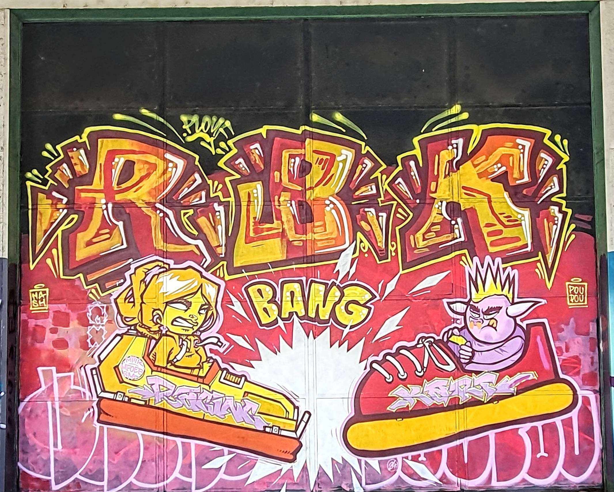 
								Street-art graffiti fresque 
								 
									370 Rue Joseph Bedor
									38300
									Maubec
									France 
									AnunaQi
								Street-Art-Safari.com
								