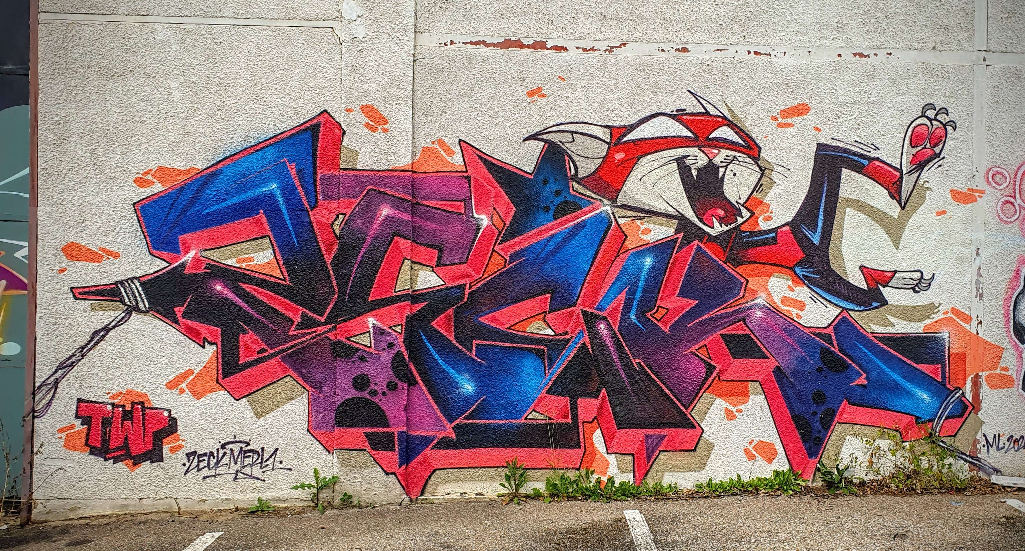 
								Street-art graffiti fresque 
								Zeck 
									6 Route de Saint-Jean-de-Bournay
									38300
									Bourgoin-Jallieu
									France 
									AnunaQi
								Street-Art-Safari.com
								