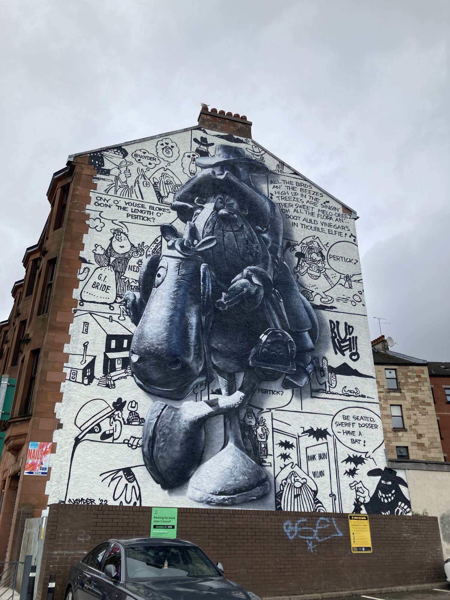 
								Street-art graffiti fresque 
								VOYDER 
									19 Vine Street
									G11 6BB
									Glasgow
									United Kingdom 
									Karo-Karo Kendrickx
								Street-Art-Safari.com
								